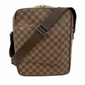 Louis Vuitton Shoulder Bag Damier Olaf MM Ebene