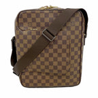 Louis Vuitton Shoulder Bag Damier Olaf MM Ebene