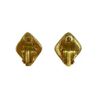Chanel Earrings CC Logo Gold — view 2
