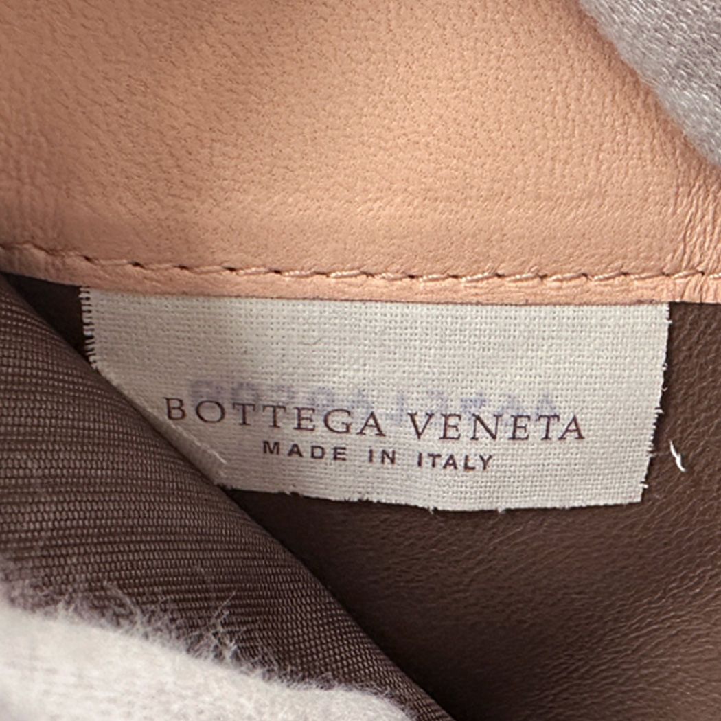 Bottega Veneta Wallet Intrecciato Leather Pink Zip Around Braided Simple — view 7
