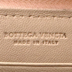 Bottega Veneta Wallet Intrecciato Leather Pink Zip Around Braided Simple — view 6
