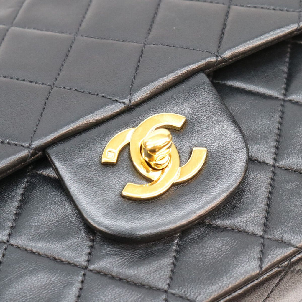 Chanel Black Lambskin Quilted 25 Shoulder Bag — view 6