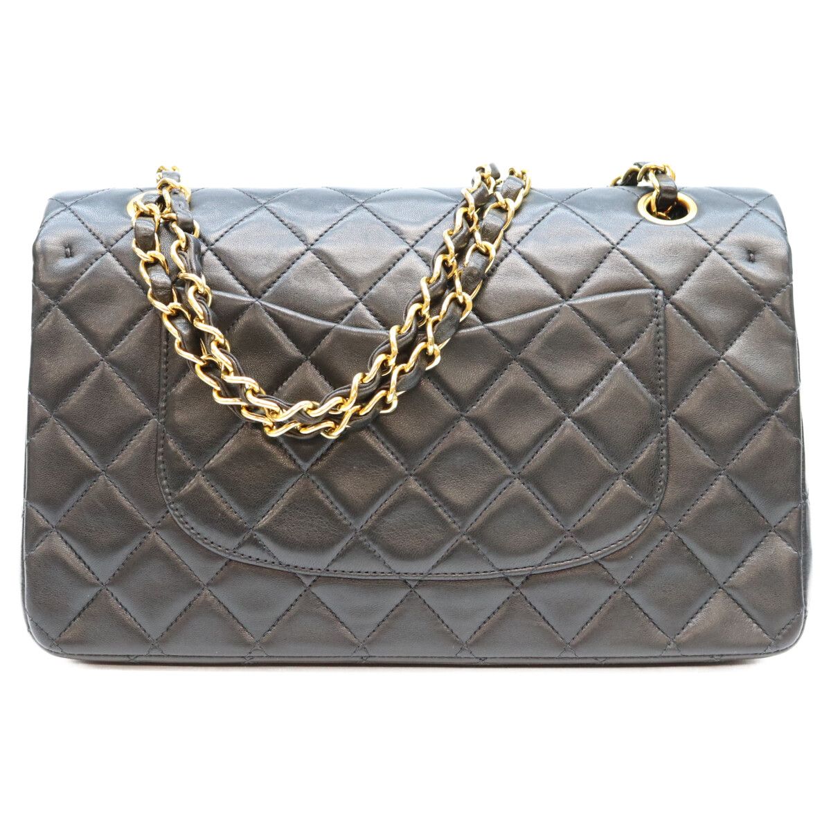 Chanel Black Lambskin Quilted 25 Shoulder Bag — view 3