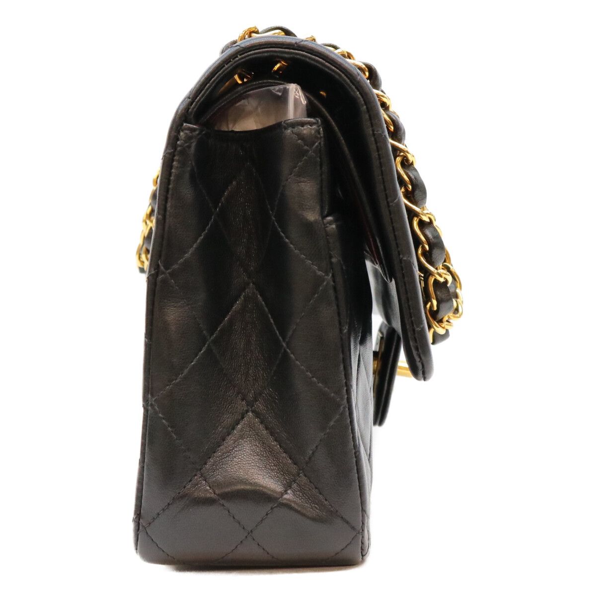Chanel Black Lambskin Quilted 25 Shoulder Bag — view 4
