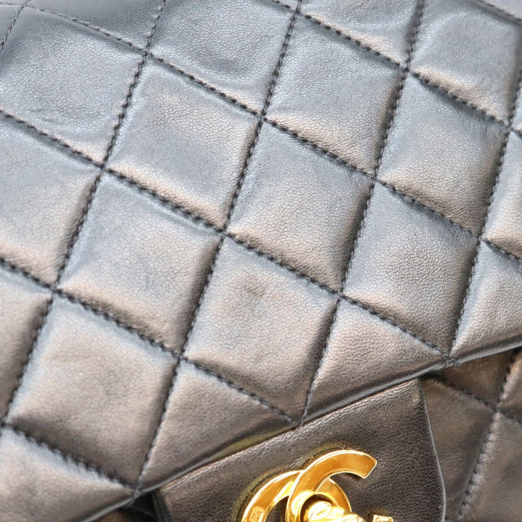Chanel Black Lambskin Quilted 25 Shoulder Bag — view 7
