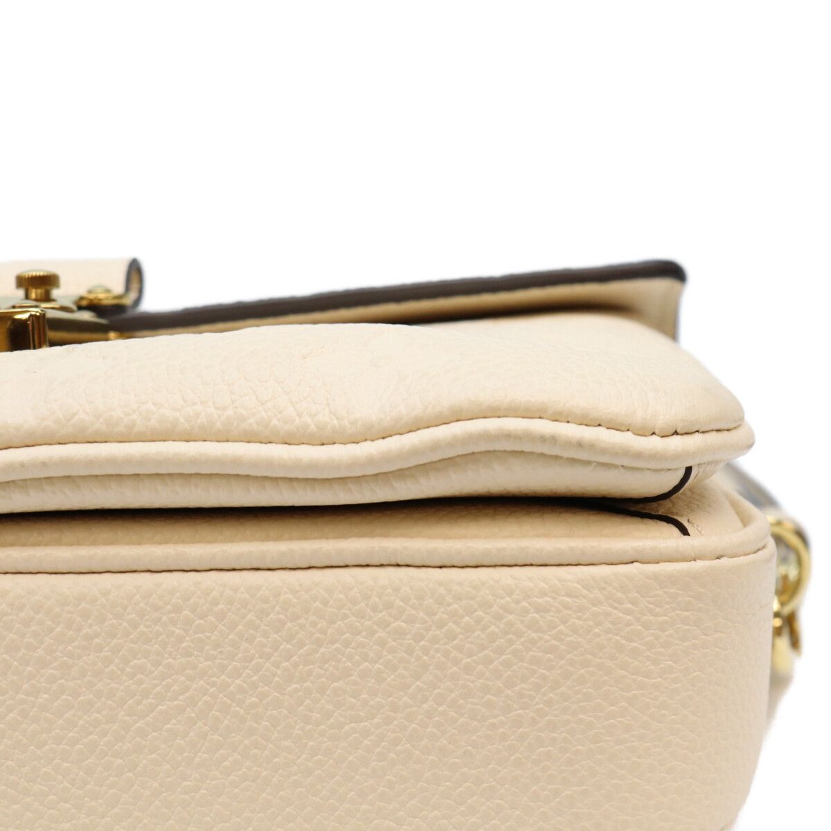 Louis Vuitton Empreinte Cream Pochette Metis East West Shoulder Bag — view 7