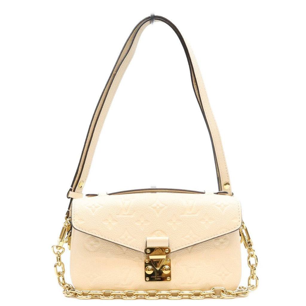 Louis Vuitton Empreinte Cream Pochette Metis East West Shoulder Bag