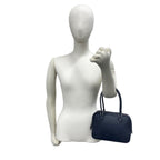Hermes Plume 20 Swift Leather Mini Boston Bag Bleu Nuit Navy — view 2