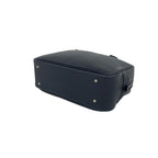 Hermes Plume 20 Swift Leather Mini Boston Bag Bleu Nuit Navy — view 8