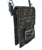 Fendi Zucca Pattern Shoulder Bag — view 8