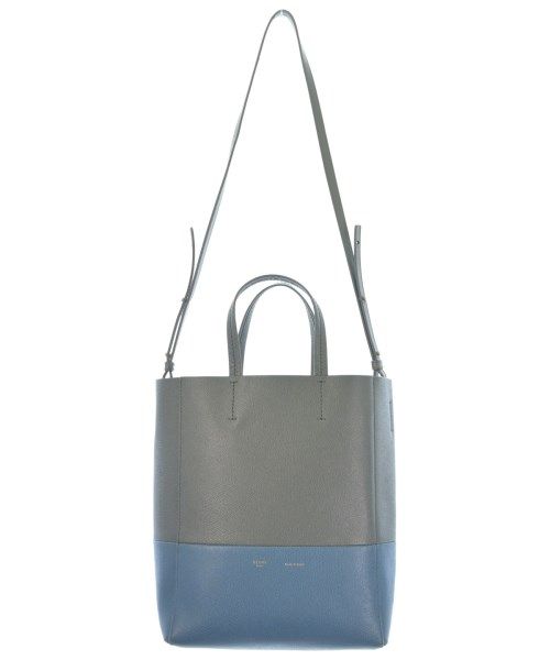 Celine Leather Vertical Cabas Small Tote Bag — view 3