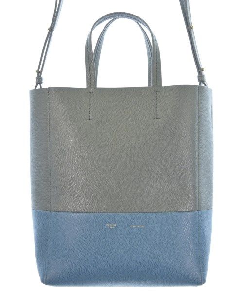 Celine Leather Vertical Cabas Small Tote Bag