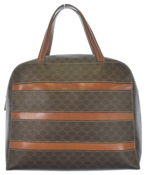 Celine Macadam Handbag Brown