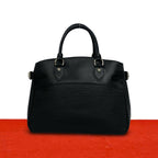 Louis Vuitton Passy PM Epi Leather Tote Boston Bag Noir Black