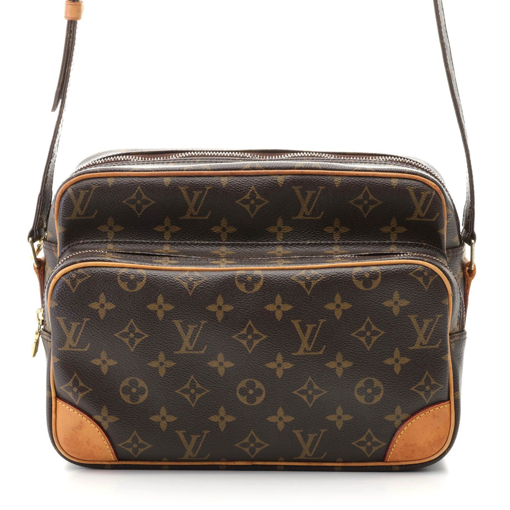 Louis Vuitton Nile Monogram Shoulder Bag Canvas Brown Boys'