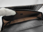 Fendi Trifold Wallet Zucca Pattern Brown Canvas Leather — view 6