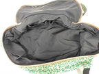 Bottega Veneta Tote Bag Green Canvas Leopard Print — view 6