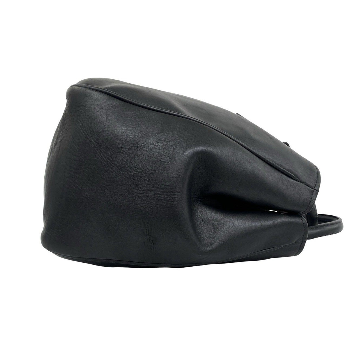 Bottega Veneta Intrecciato Leather Tote Boston Bag Black — view 6