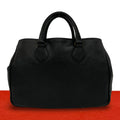 Bottega Veneta Intrecciato Leather Tote Boston Bag Black