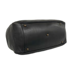 Bottega Veneta Intrecciato Leather Tote Boston Bag Black — view 7