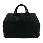 Bottega Veneta Intrecciato Leather Tote Boston Bag Black — view 3