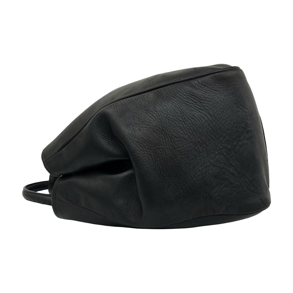 Bottega Veneta Intrecciato Leather Tote Boston Bag Black — view 5