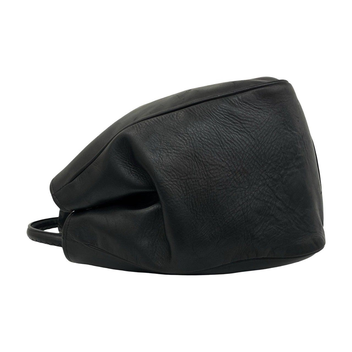 Bottega Veneta Intrecciato Leather Tote Boston Bag Black — view 5