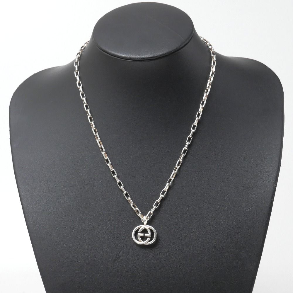 Gucci Necklace GG Interlocking G 925 Sterling Silver — view 2