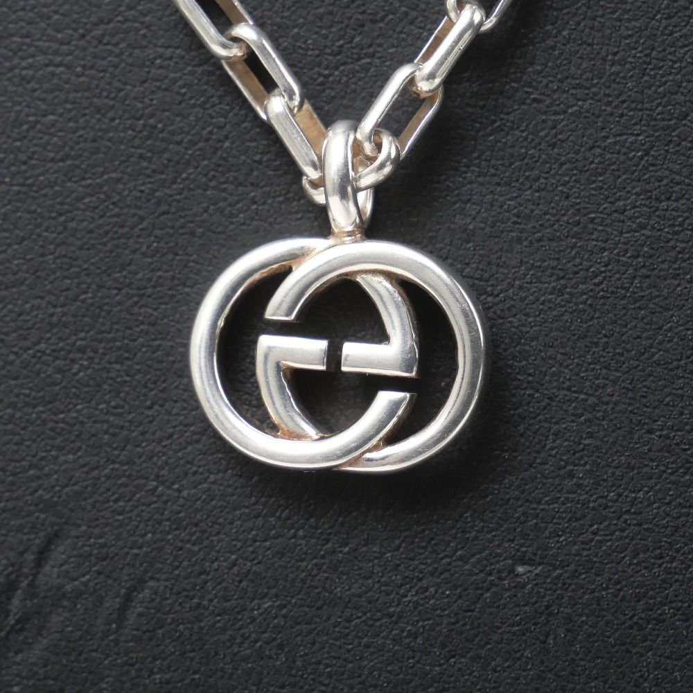 Gucci Necklace GG Interlocking G 925 Sterling Silver