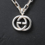 Gucci Necklace GG Interlocking G 925 Sterling Silver