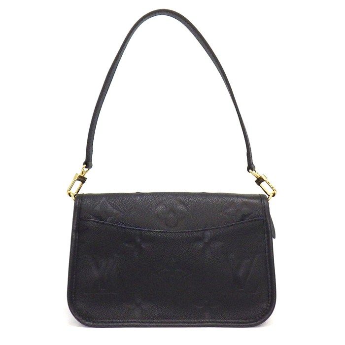 Louis Vuitton Shoulder Bag Diane Black Monogram Empreinte Leather Gold — view 2