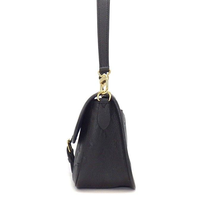 Louis Vuitton Shoulder Bag Diane Black Monogram Empreinte Leather Gold — view 3