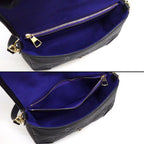 Louis Vuitton Shoulder Bag Diane Black Monogram Empreinte Leather Gold — view 5