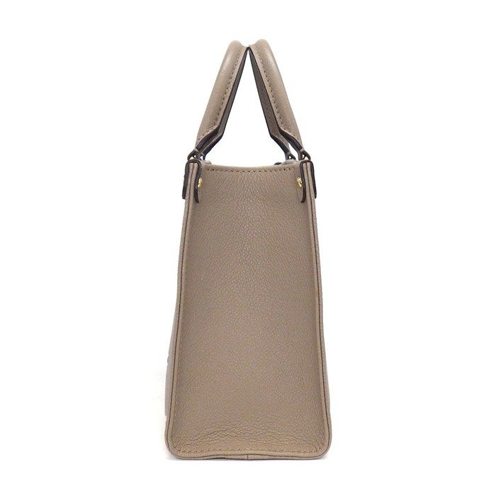 Louis Vuitton Tote Bag On The Go PM Tourterelle Cream Bicolor Monogram Empreinte — view 3