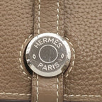 Hermes Wallet Dogon Duo GM Togo Etoupe Silver Greige — view 6