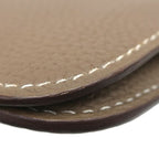 Hermes Wallet Dogon Duo GM Togo Etoupe Silver Greige — view 4