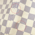 Louis Vuitton Tote Bag Neverfull MM Damier Azur Canvas Gold Beige Vintage — view 7