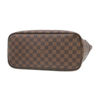 Louis Vuitton Tote Bag Neverfull MM Damier Canvas Cerise Gold Brown Red — view 3