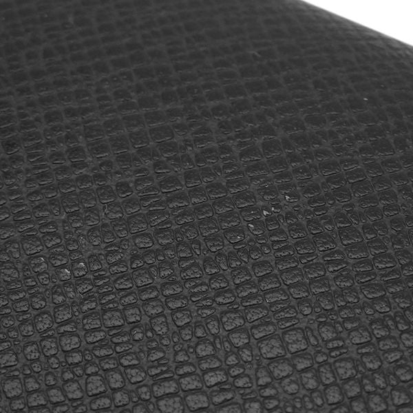 Louis Vuitton Wallet Portefeuille Long Taiga Noir Black Bifold No Coin Purse — view 6