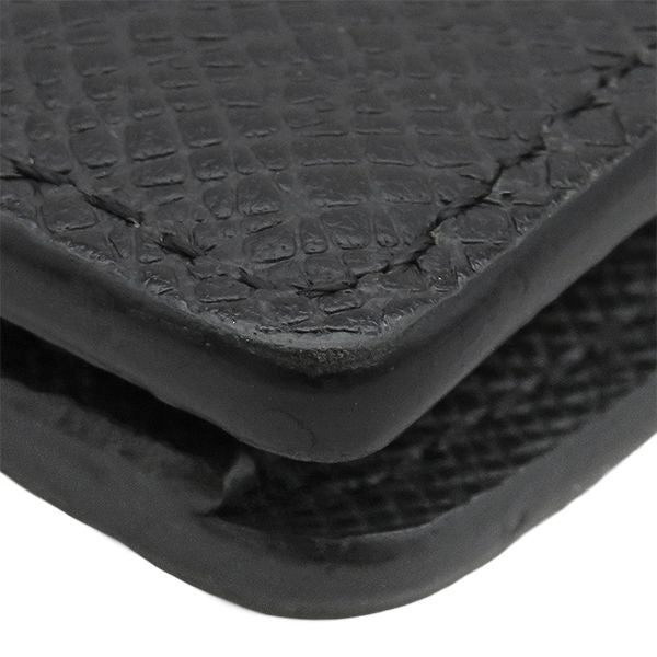 Louis Vuitton Wallet Portefeuille Long Taiga Noir Black Bifold No Coin Purse — view 4