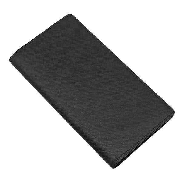 Louis Vuitton Wallet Portefeuille Long Taiga Noir Black Bifold No Coin Purse — view 2