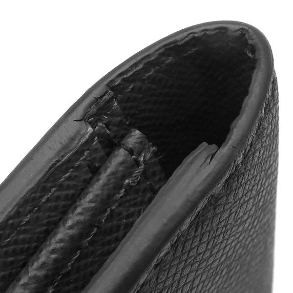 Louis Vuitton Wallet Portefeuille Long Taiga Noir Black Bifold No Coin Purse — view 5