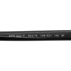 Prada SPR24Q-F Sunglasses 55 16 Acetate Black Silver Wellington Full Rim — view 7