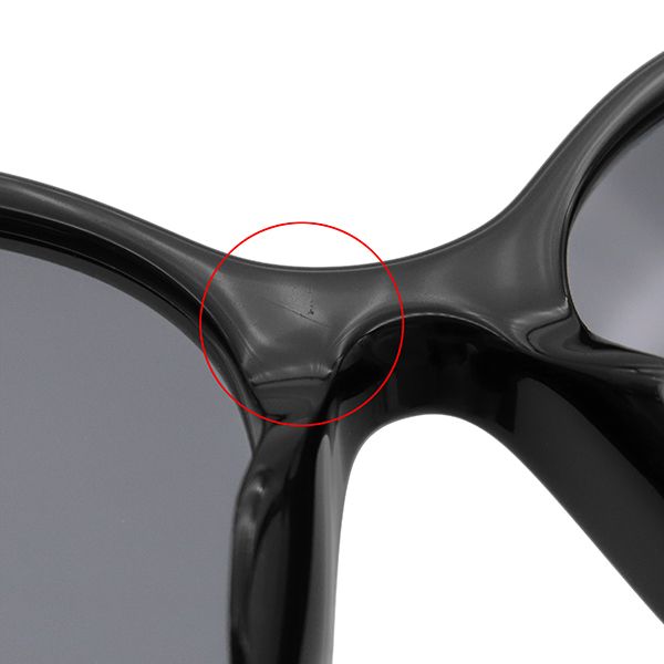 Prada SPR24Q-F Sunglasses 55 16 Acetate Black Silver Wellington Full Rim — view 5