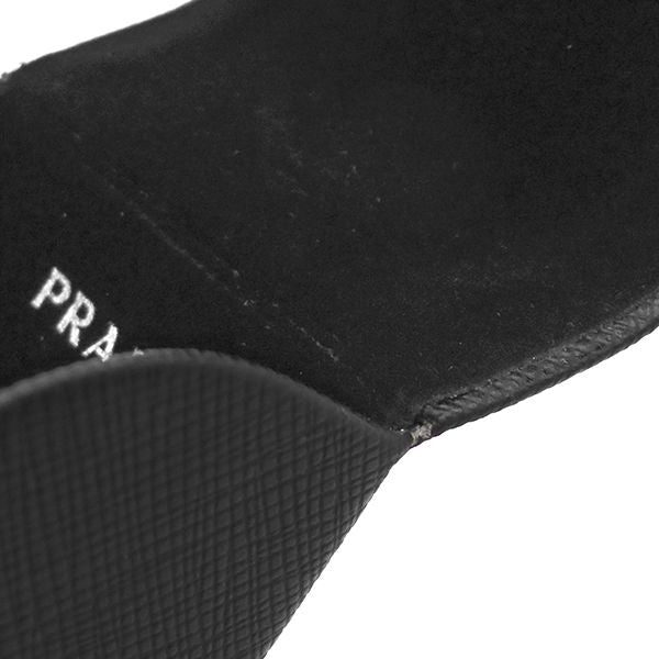 Prada Sunglasses 53 22 Acetate Black Light Blue Marble Silver Oval Shape — view 7