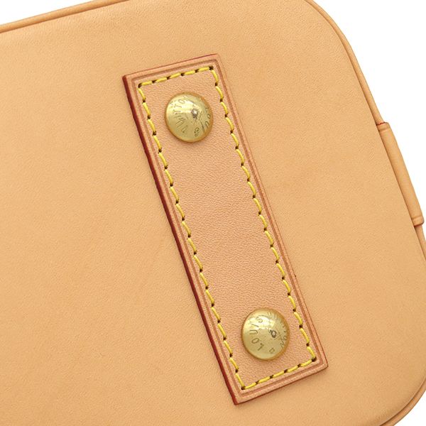 Louis Vuitton 2-Way Bag Alma BB Monogram Canvas Gold Brown Shoulder Handbag — view 5