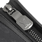 Louis Vuitton Clutch Pochette Voyage MM Monogram Eclipse Silver — view 5