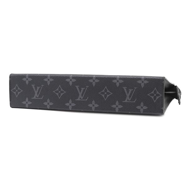 Louis Vuitton Clutch Pochette Voyage MM Monogram Eclipse Silver — view 3