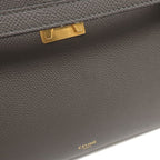 Celine 2-Way Belt Bag Micro Leather Gray Gold — view 8