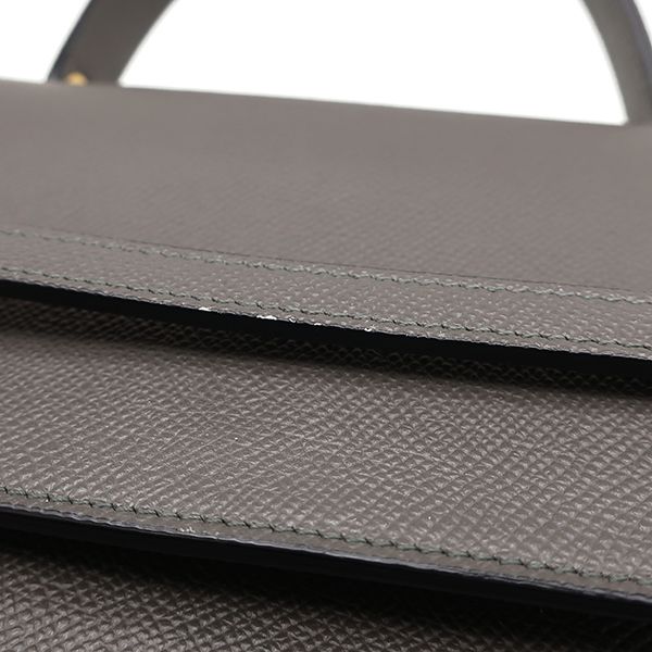 Celine 2-Way Belt Bag Micro Leather Gray Gold — view 7